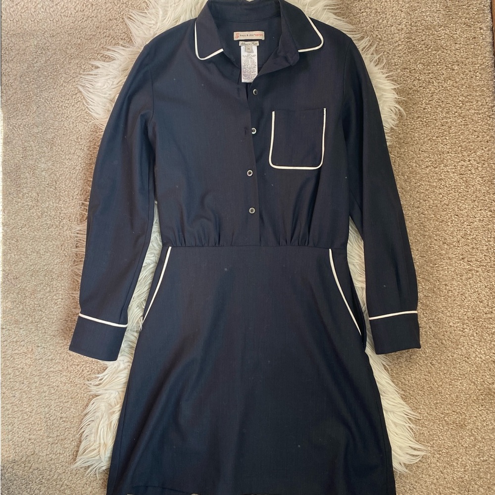 EUC Paul & Joe sister shirt dress 36